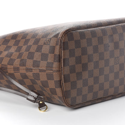 Louis Vuitton Damier Ebene Neo Neverfull MM Rose Ballerine 9 of 10