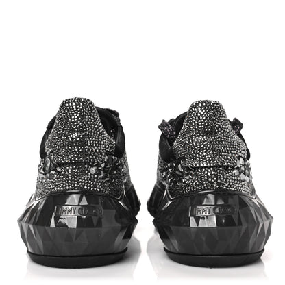 Jimmy Choo Crystal Womens Diamond F Low Top Sneaker 36.5 Black 5 of 8
