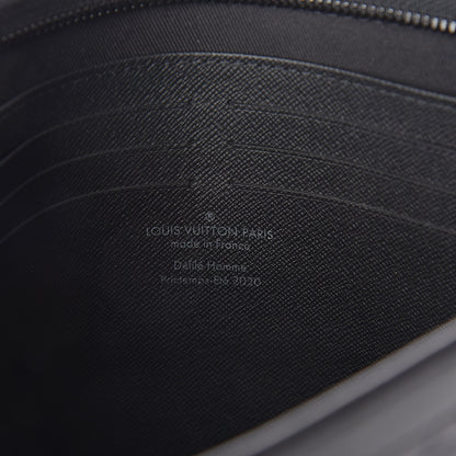 Louis Vuitton Monogram Eclipse Folia Pochette Voyage MM 6 of 8