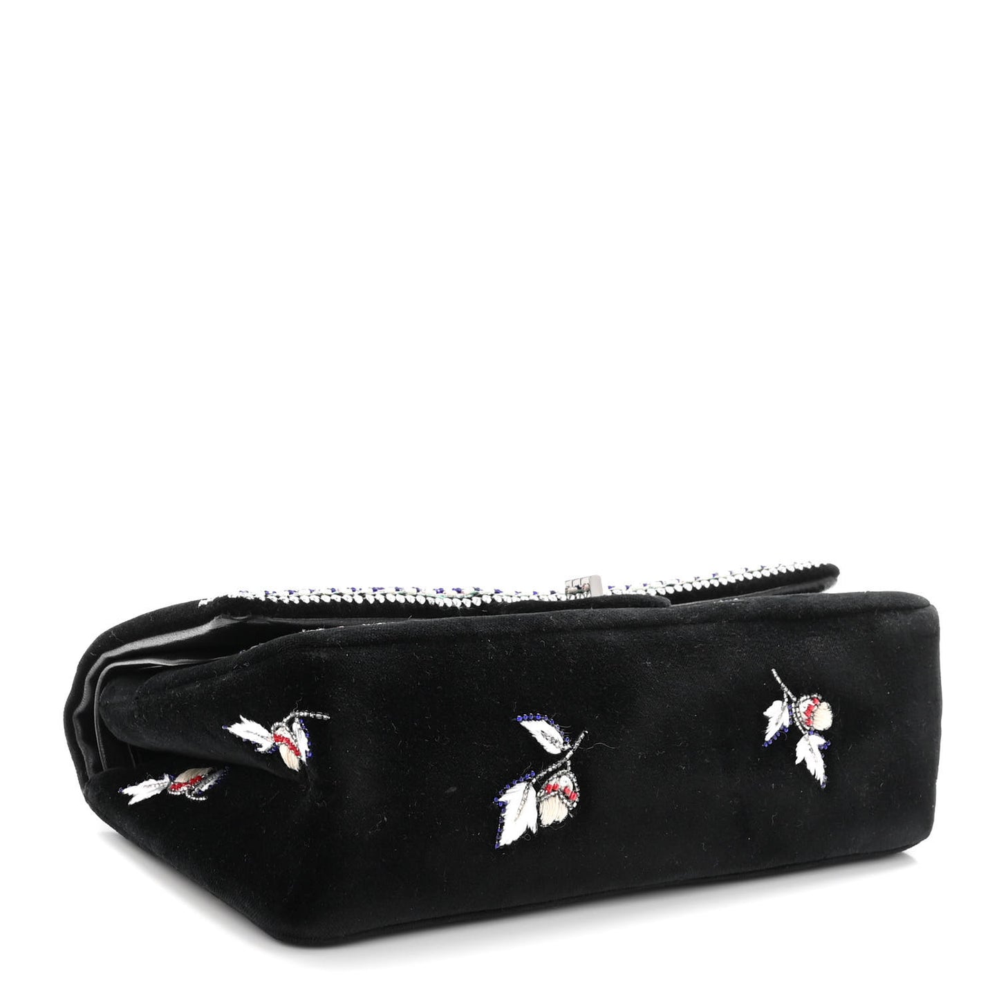 Velvet Embroidered 2.55 Reissue 225 Flap Multicolor