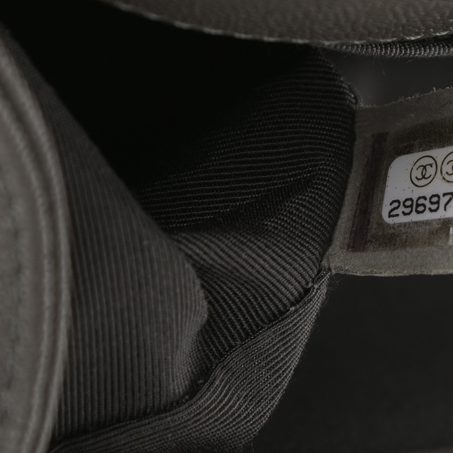 Chanel Caviar Quilted Medium Boy Flap Grey 7 of 13