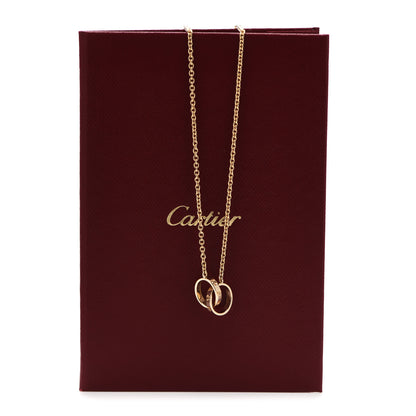 Cartier 18K Yellow Gold Interlocking LOVE Necklace 6 of 6