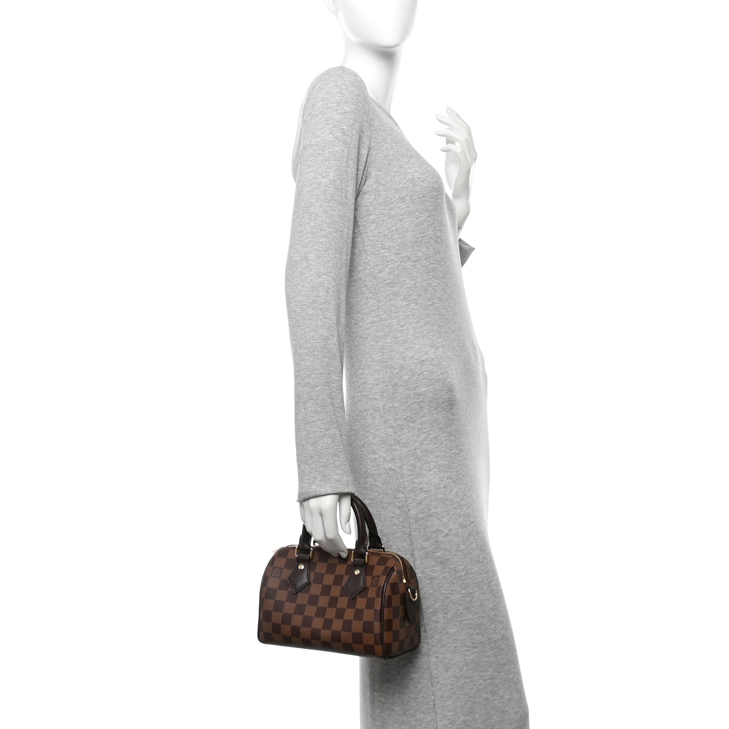 Louis Vuitton Damier Ebene Speedy Bandouliere 20 2 of 10