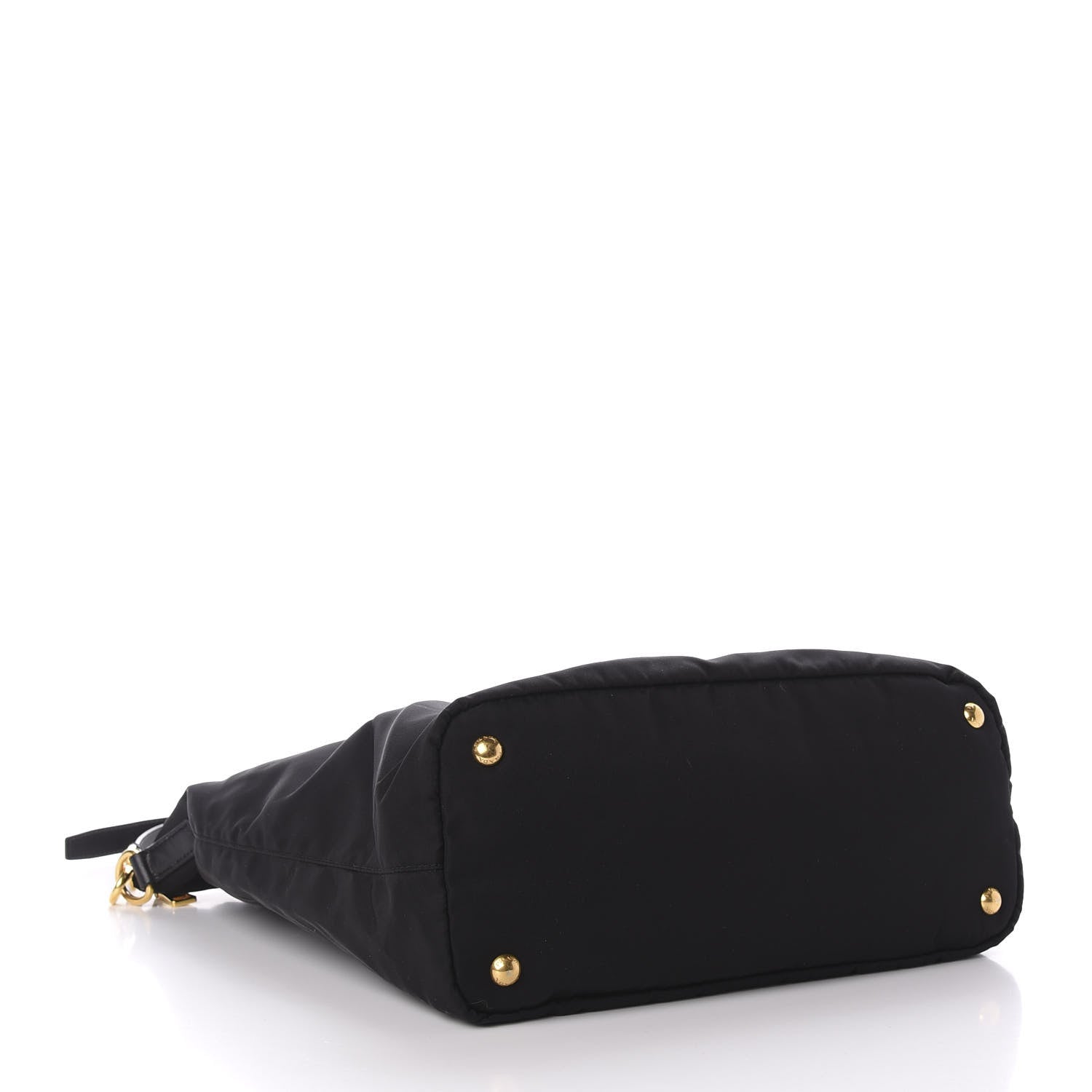 Prada Tessuto Nylon Saffiano Shopping Tote Black 4 of 9