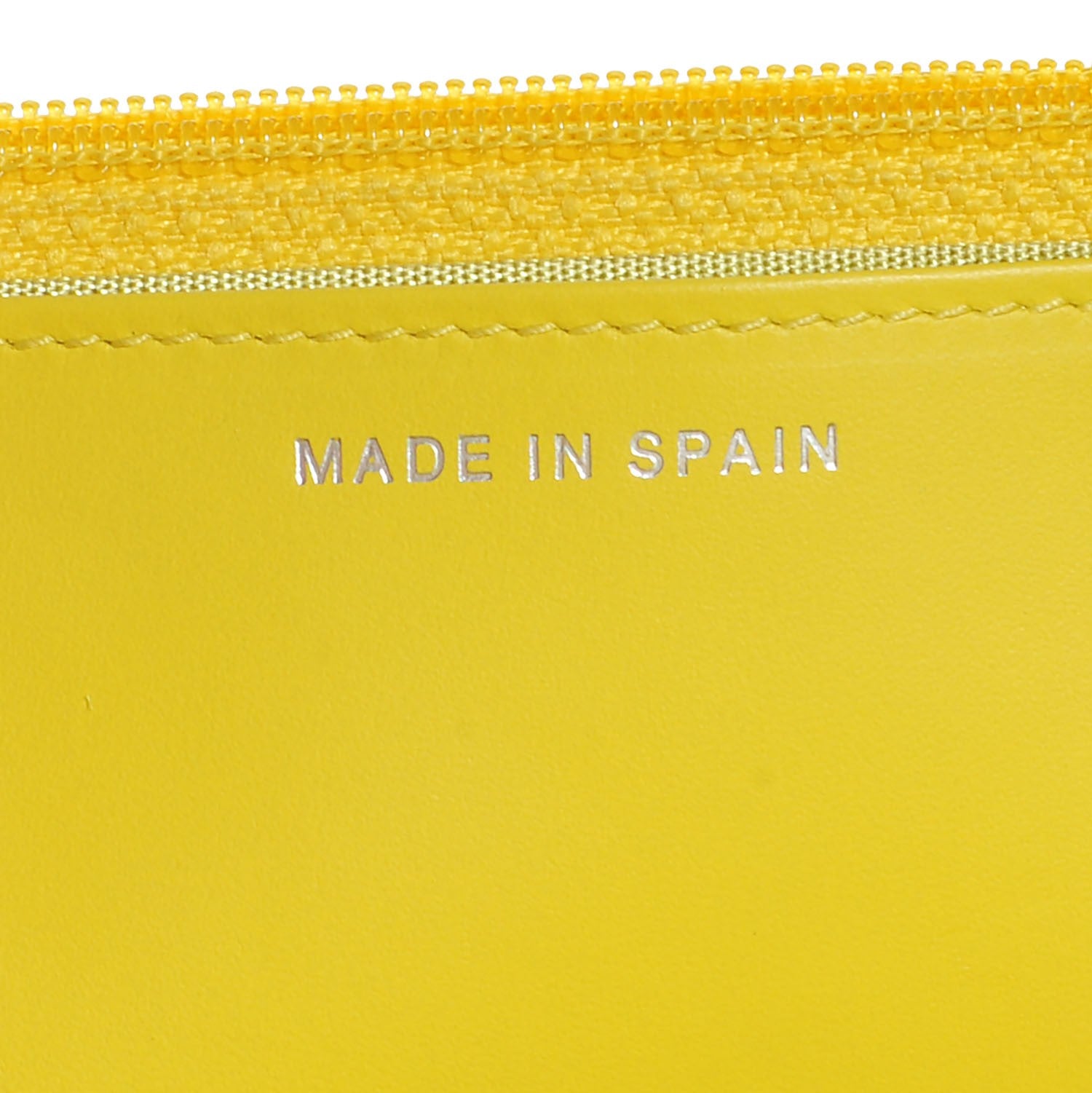 Chanel Caviar Timeless Wallet on Chain WOC Yellow 7 of 9