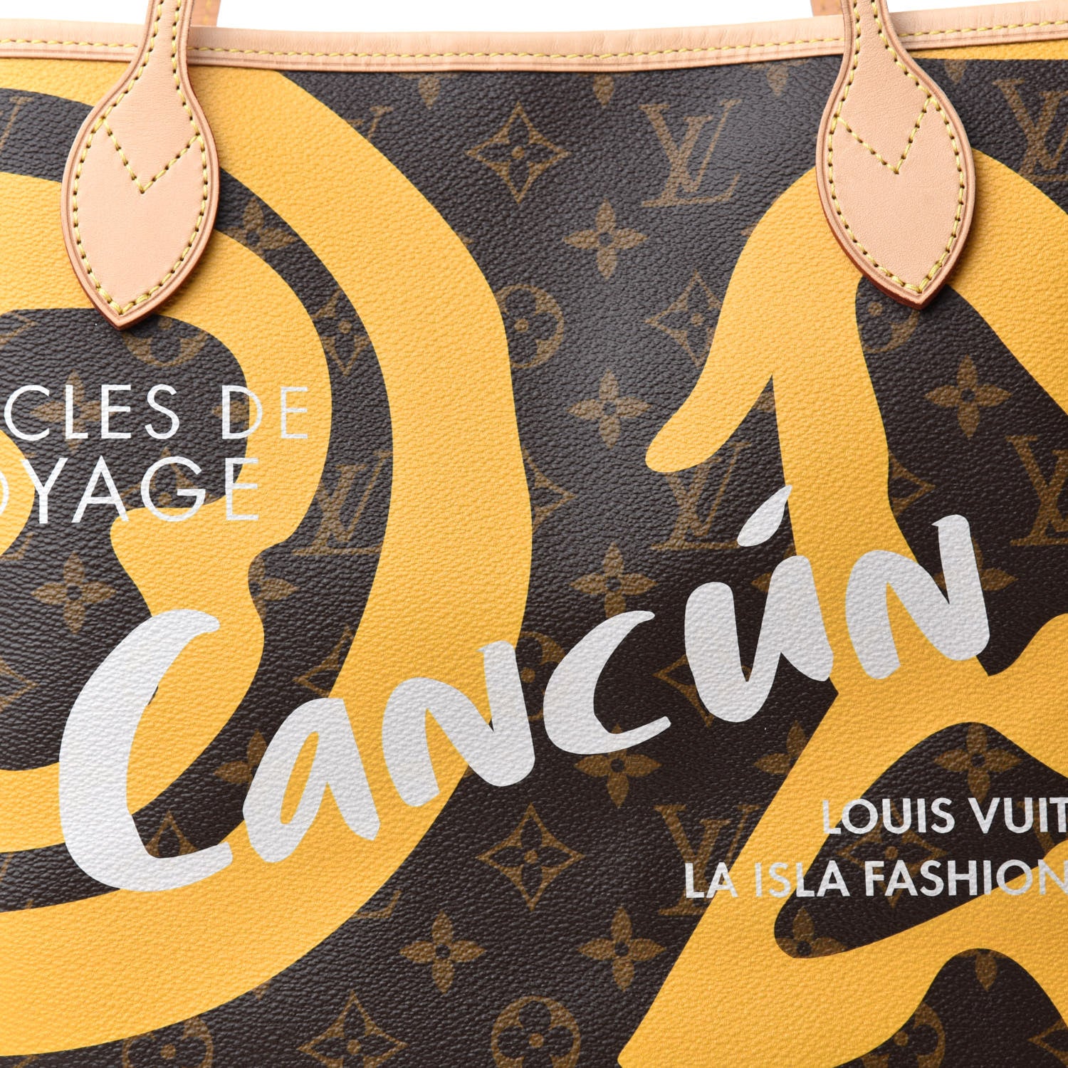Louis Vuitton Monogram Tahitienne Cancun Neverfull MM 10 of 10