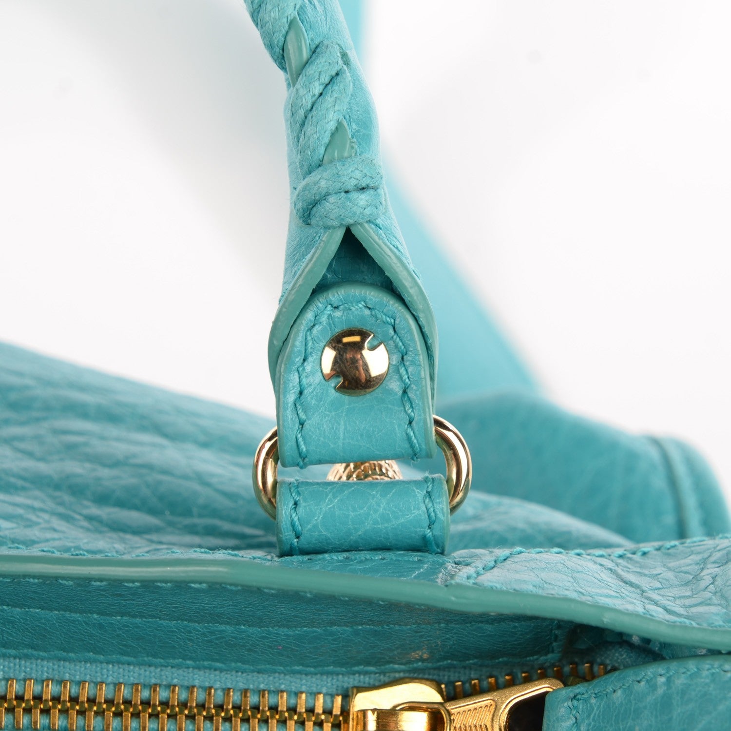 Balenciaga Agneau Giant 12 Gold Hardware Mini City Bleu Tropical 12 of 12