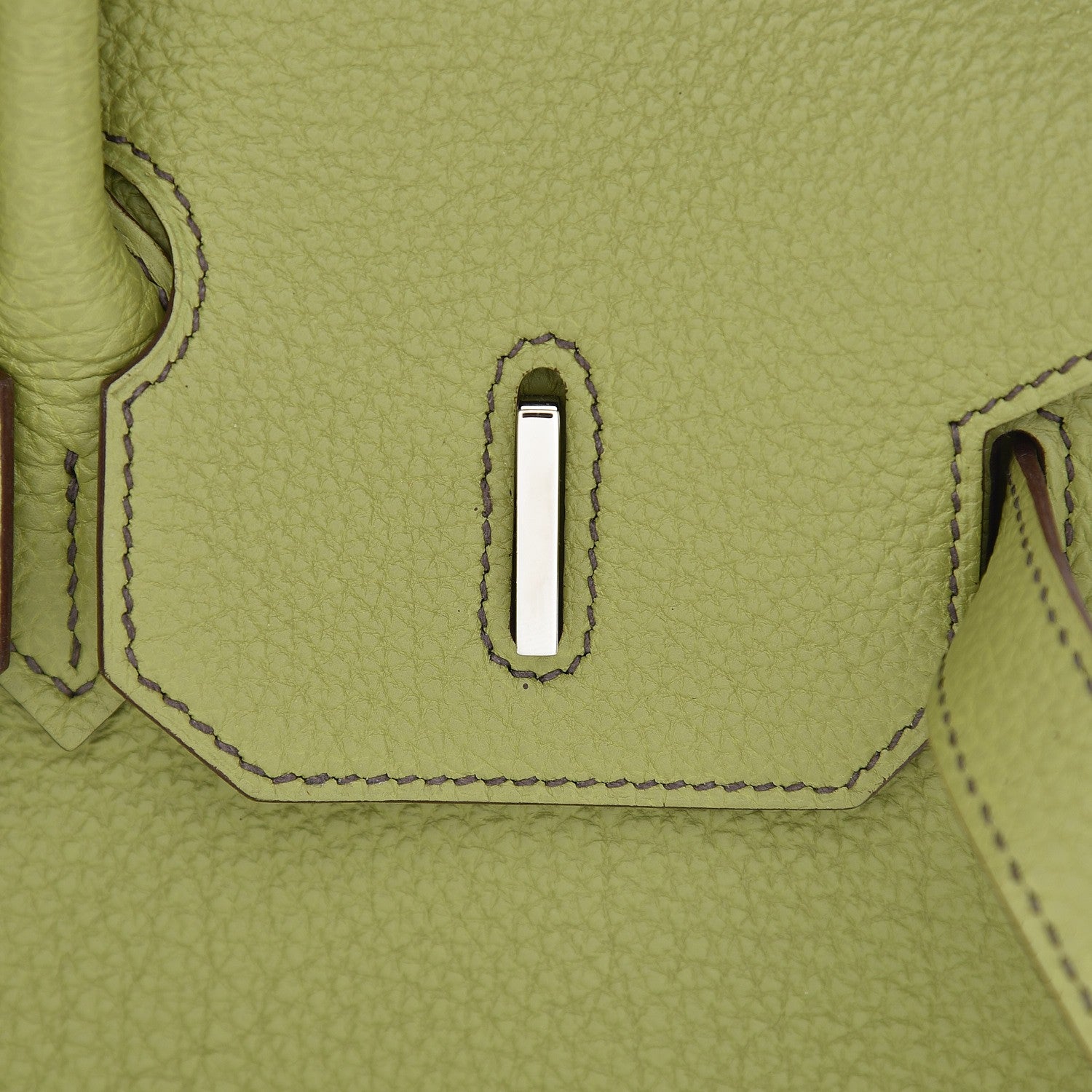 Hermes Togo Birkin 35 Vert Anis 24 of 31
