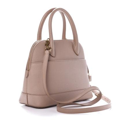Balenciaga Signature Grained Calfskin Logo S Ville Top Handle Bag Nude Beige White 2 of 10