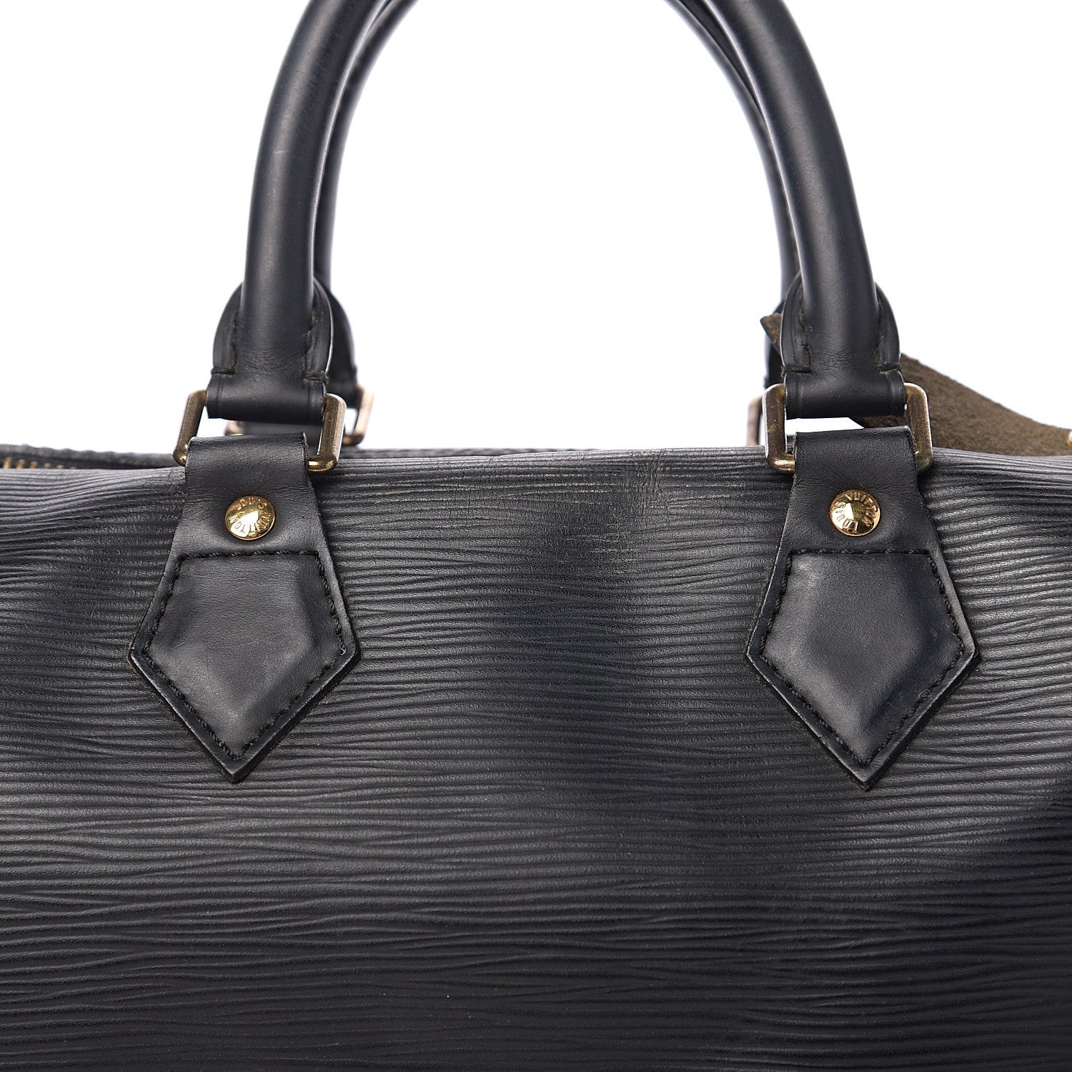 Louis Vuitton Epi Speedy 25 Black 8 of 12