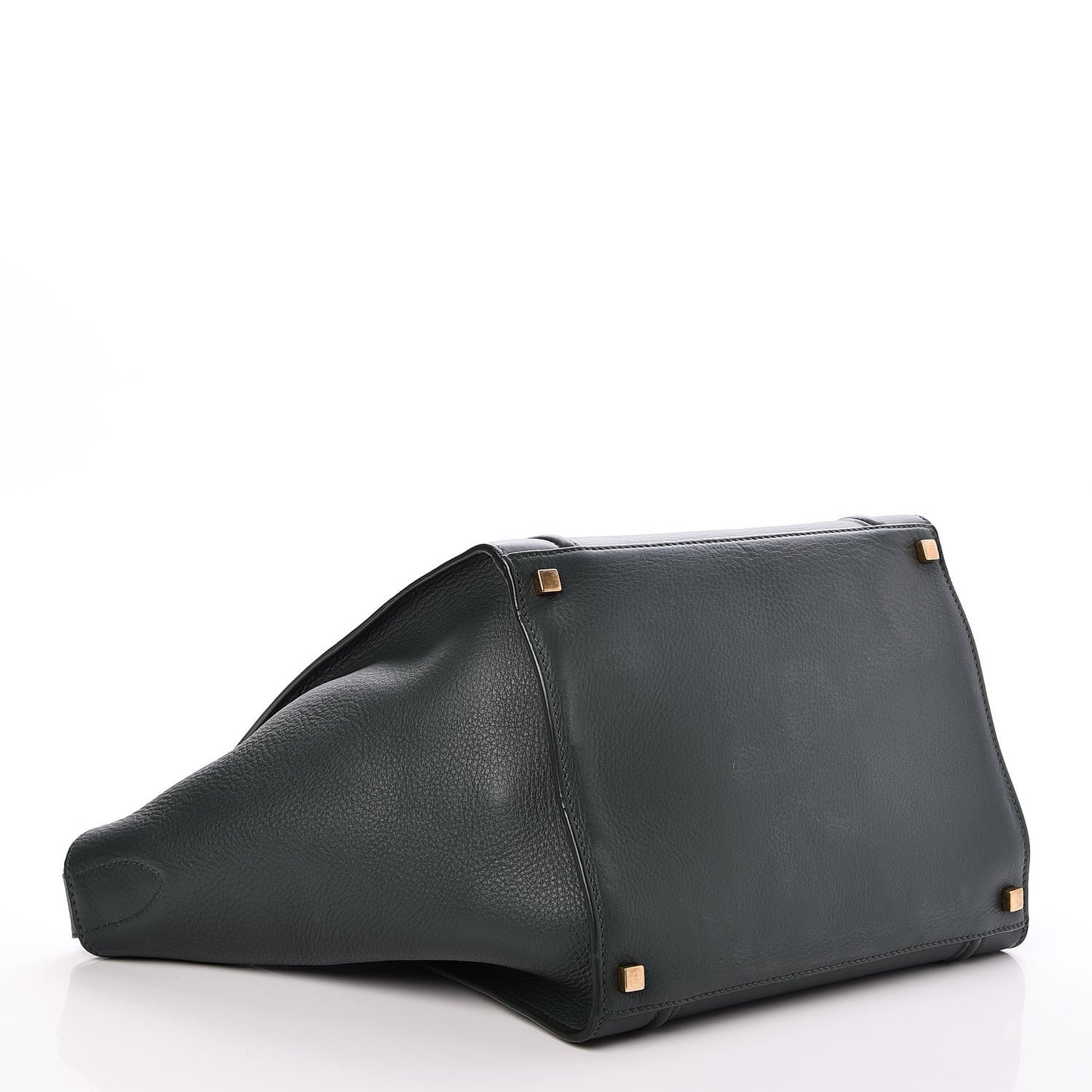Supple Calfskin Medium Phantom Luggage Emerald