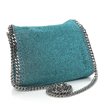 Stella McCartney Mini Falabella Fold Over Teal 3 of 10