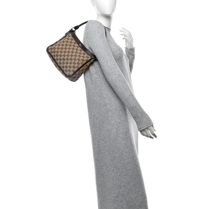 Gucci Monogram Abbey Shoulder Bag Dark Brown 2 of 11
