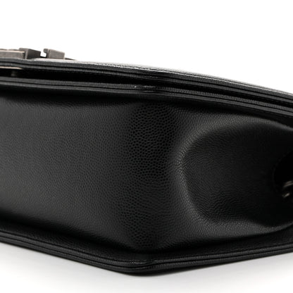 Chanel Caviar Quilted Medium Boy Flap Black 10 of 10