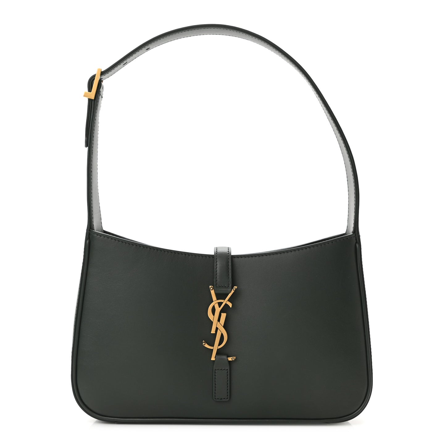 Smooth Calfskin Le 5 A 7 Hobo Vert Fonce