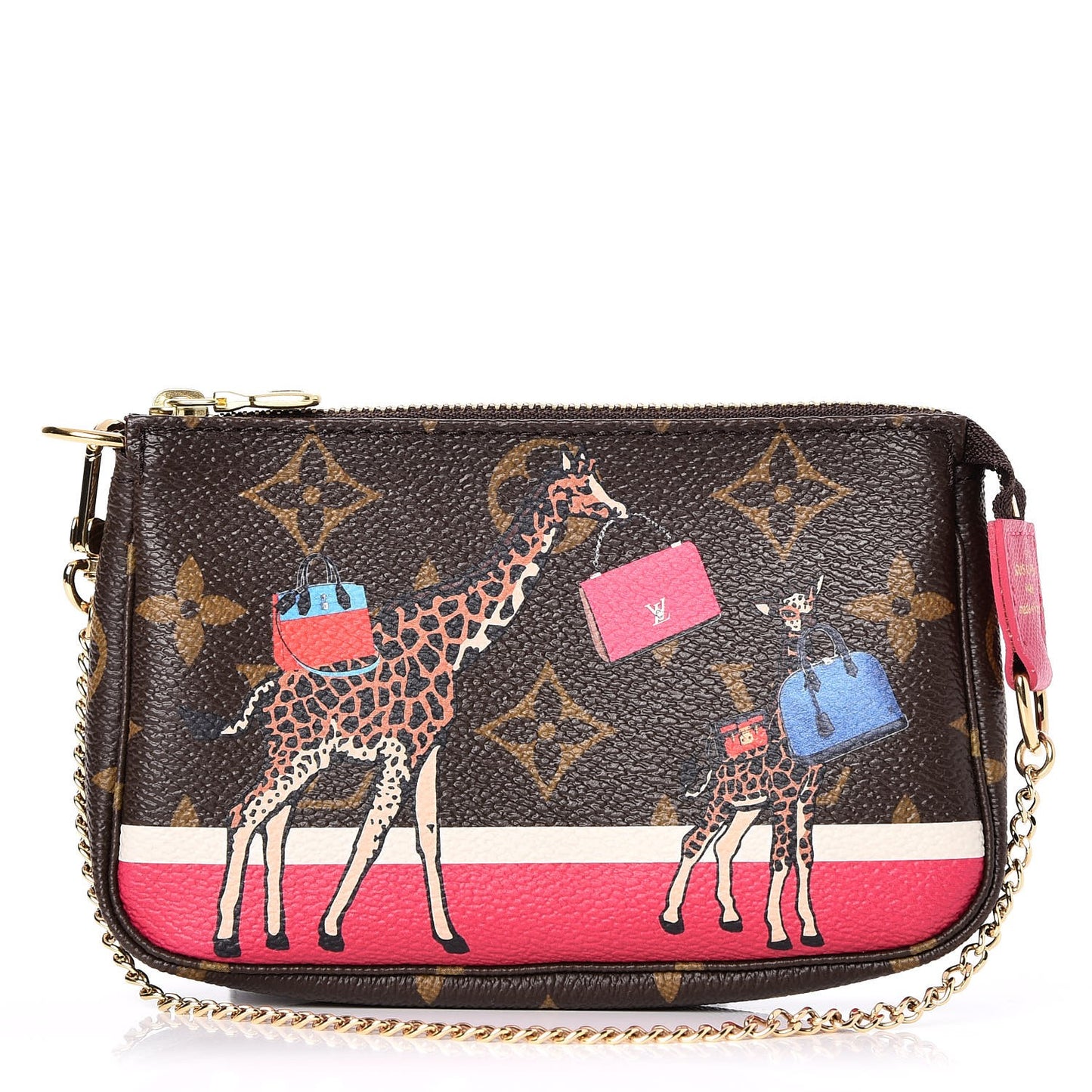 Monogram 2017 Christmas Animation Mini Pochette Accessories