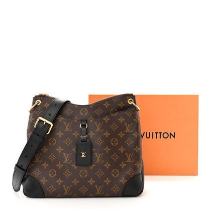 Louis Vuitton Monogram Odeon MM Black 10 of 10