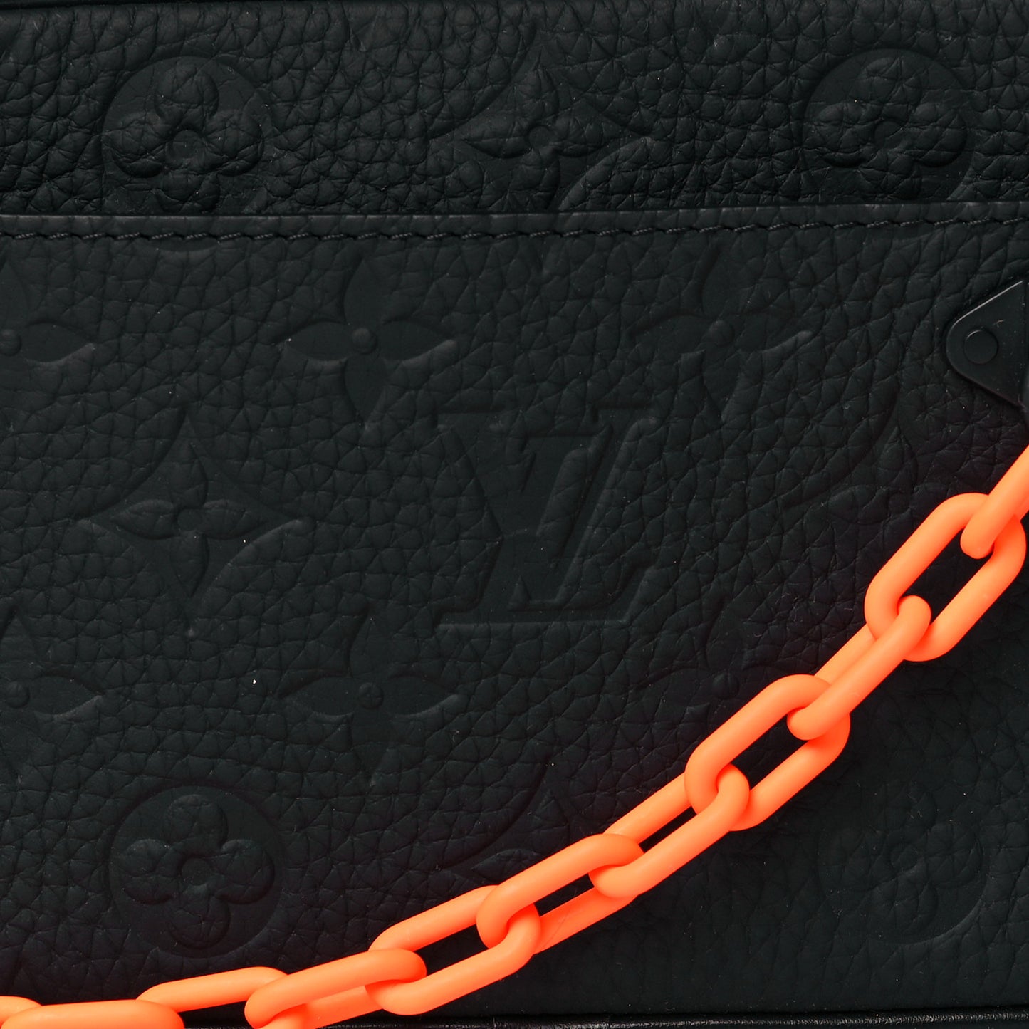 Taurillon Monogram Uniformes Solar Ray Soft Pochette Volga Belt Bag Black