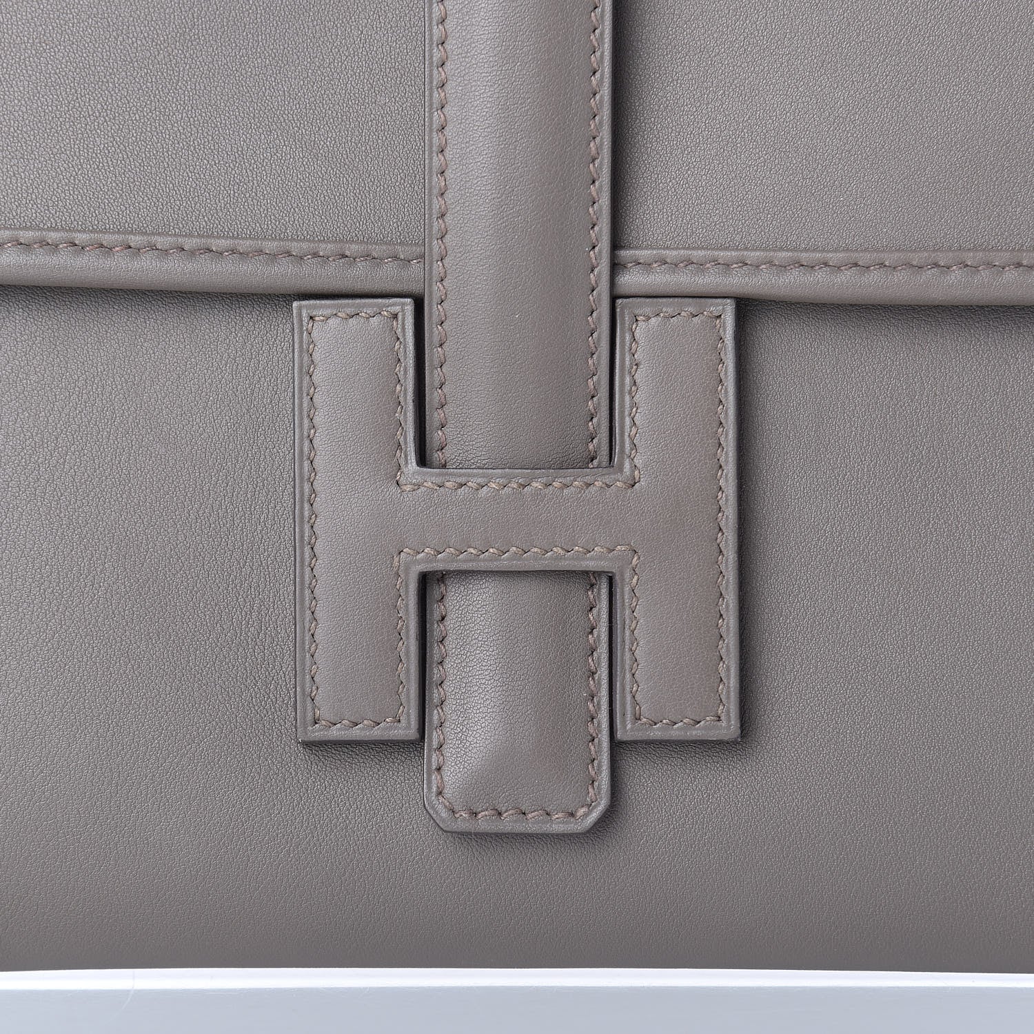Hermes Swift Jige Elan 29 Clutch Gris Asphalte 8 of 9