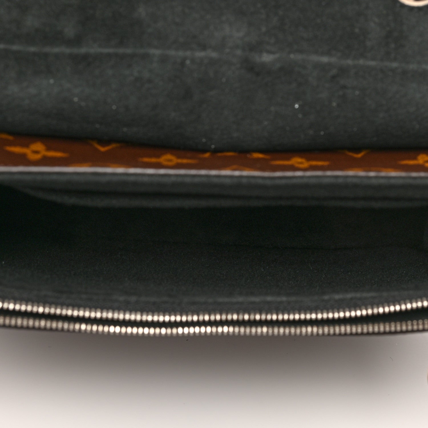 Louis Vuitton Calfskin Monogram Chain It Bag PM Black 5 of 8