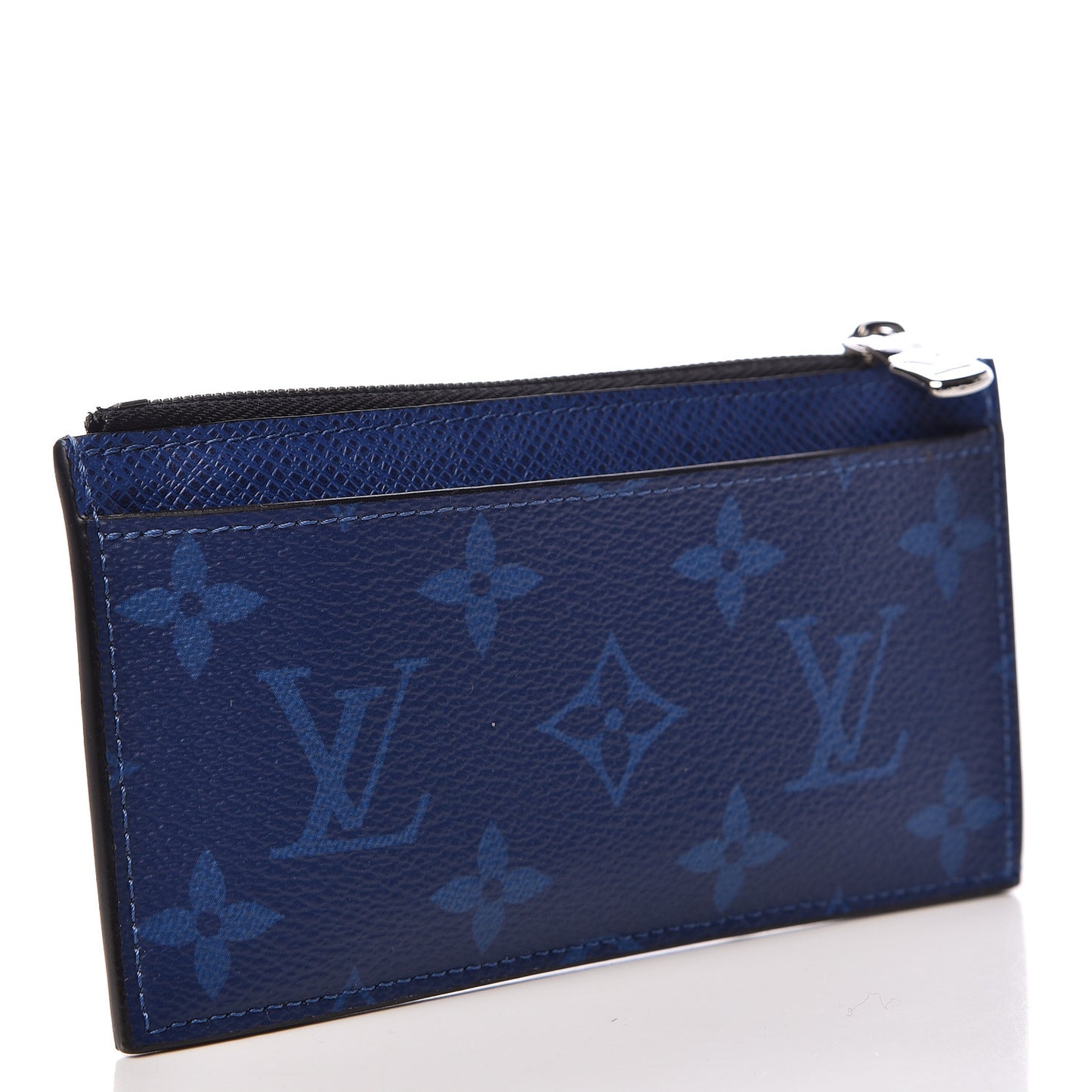 Monogram Taiga Coin Card Holder Cobalt