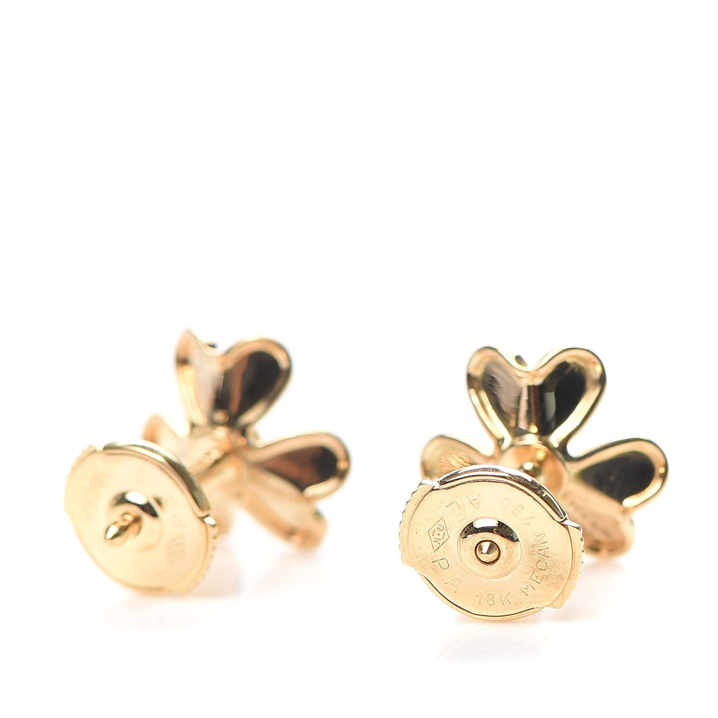 18K Yellow Gold Diamond Mini Frivole Earrings