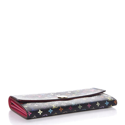 Louis Vuitton Monogram Multicolor Sarah Wallet Black Grenade 4 of 16