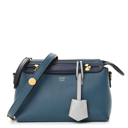 Fendi Vitello Dolce 4 Color Mini By The Way Boston Bag Balena Grigio Perla Multicolor 1 of 8
