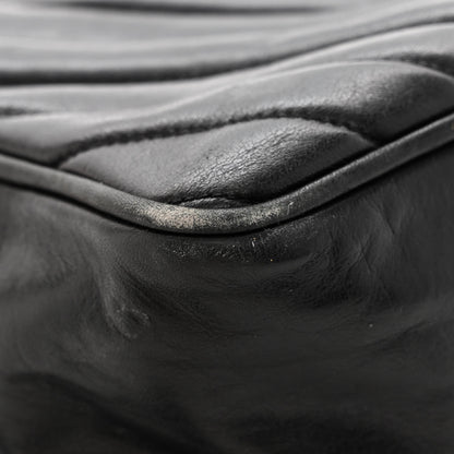 Chanel Lambskin Surpique Chevron Small Tote Black 13 of 14