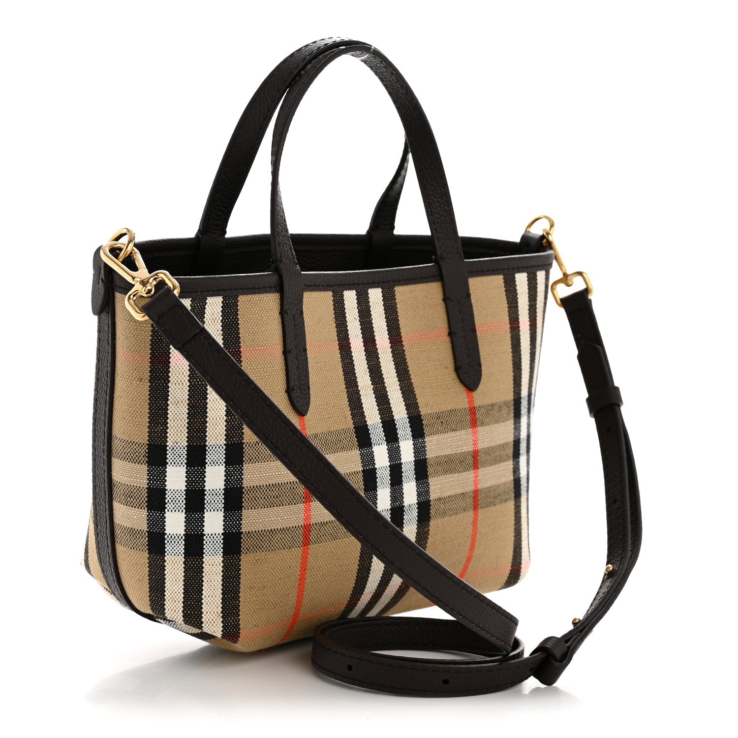 Burberry Grainy Calfskin Mini Reversible Tote Peat Sand 1873833 Burberry Grainy Calfskin Mini Reversible Tote Peat Sand 1873833