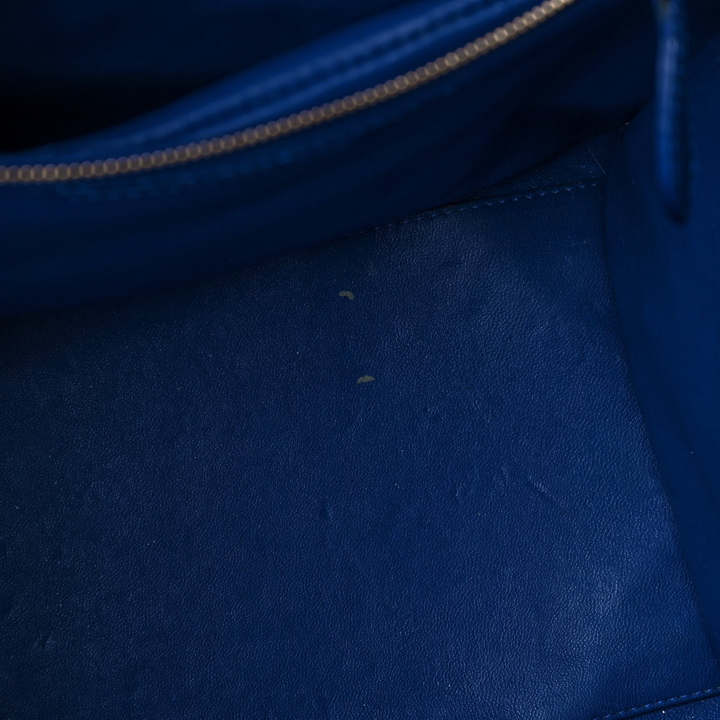 Smooth Calfskin Mini Luggage Royal Blue