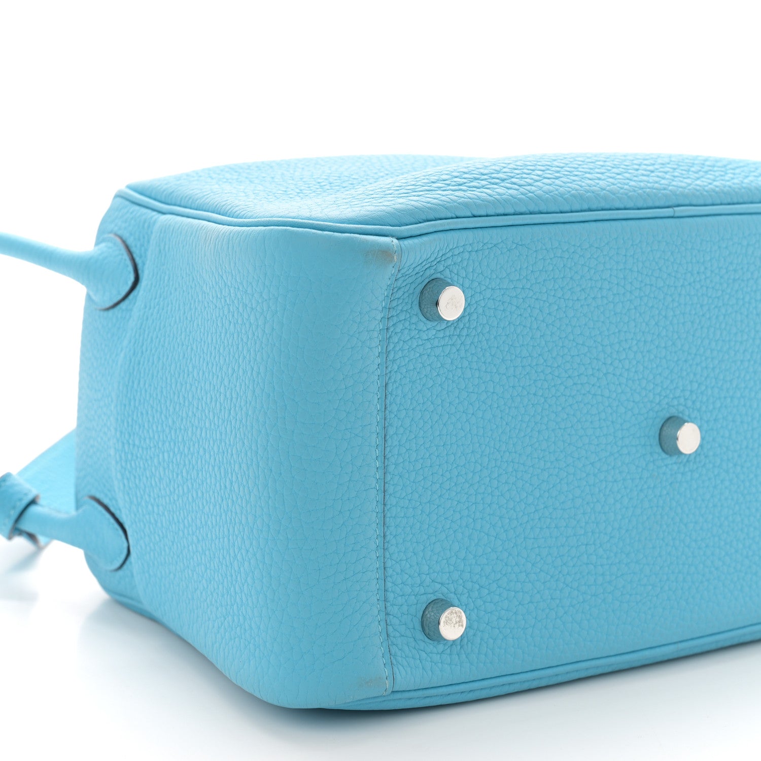Hermes Taurillon Clemence Lindy 26 Bleu Du Nord 9 of 10