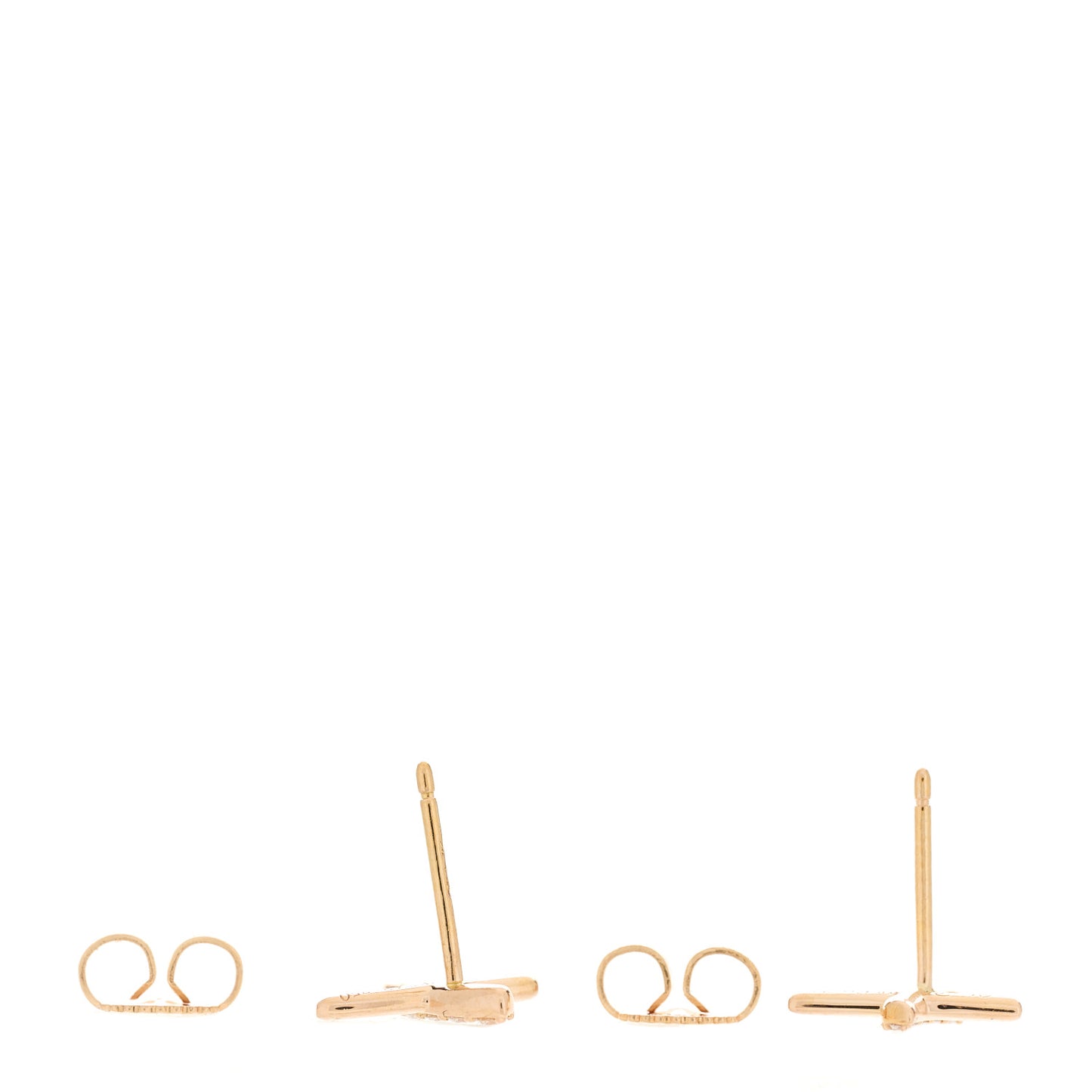 18K Rose Gold Diamond Paloma Picasso X Graffiti Earrings
