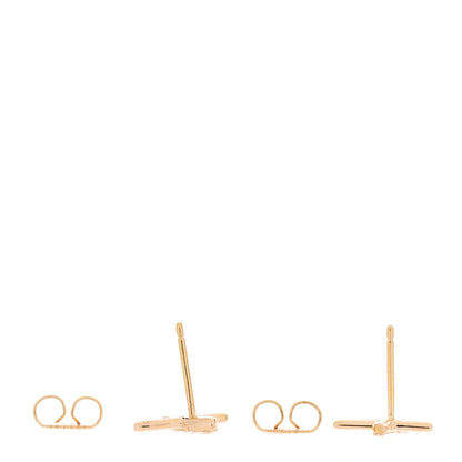 Tiffany 18K Rose Gold Diamond Paloma Picasso X Graffiti Earrings 3 of 4