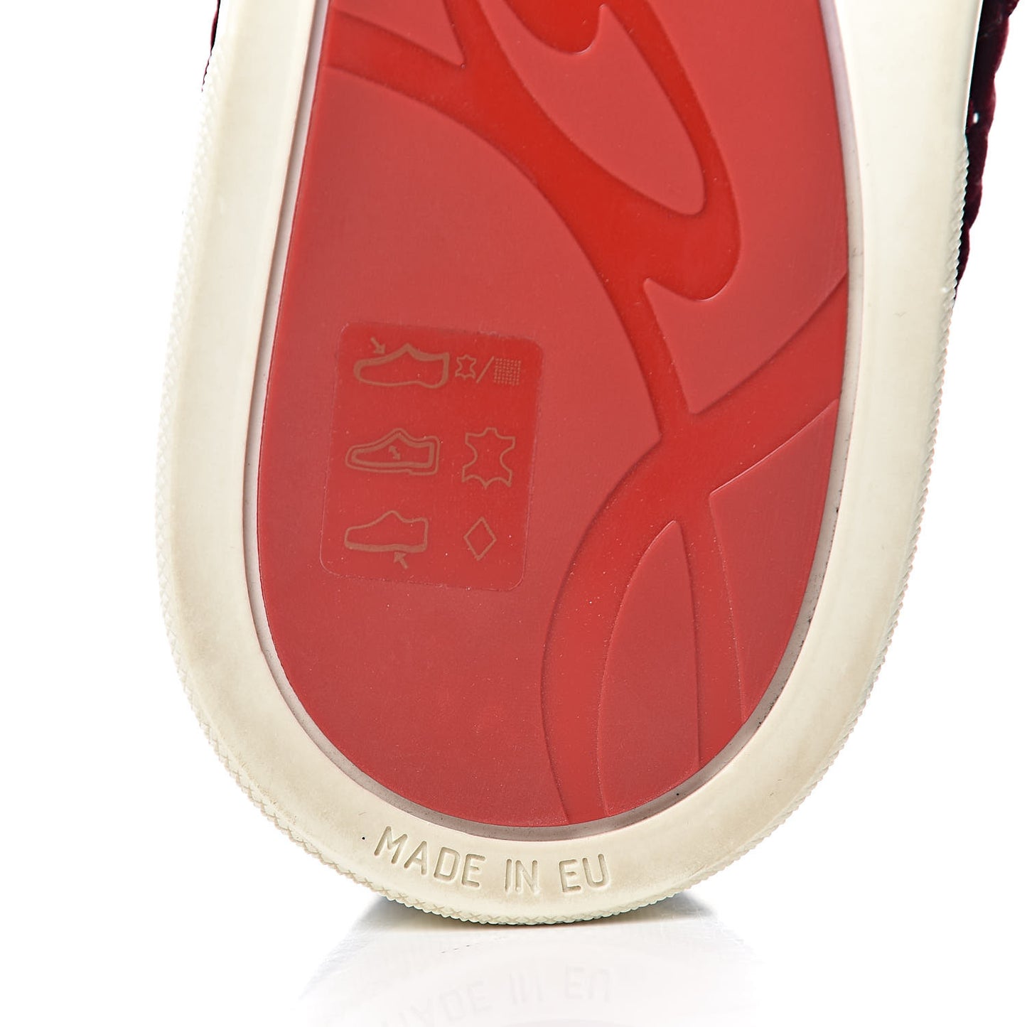 Velvet Mens Louis Orlato Flat Sneakers 41.5 Rouge Imperial