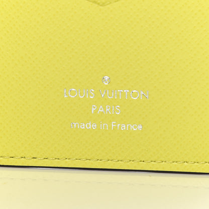 Louis Vuitton Monogram Taiga Pocket Organizer Yellow 6 of 8