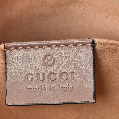 Gucci Calfskin Matelasse Small GG Marmont Chain Shoulder Bag Porcelain Rose 6 of 9