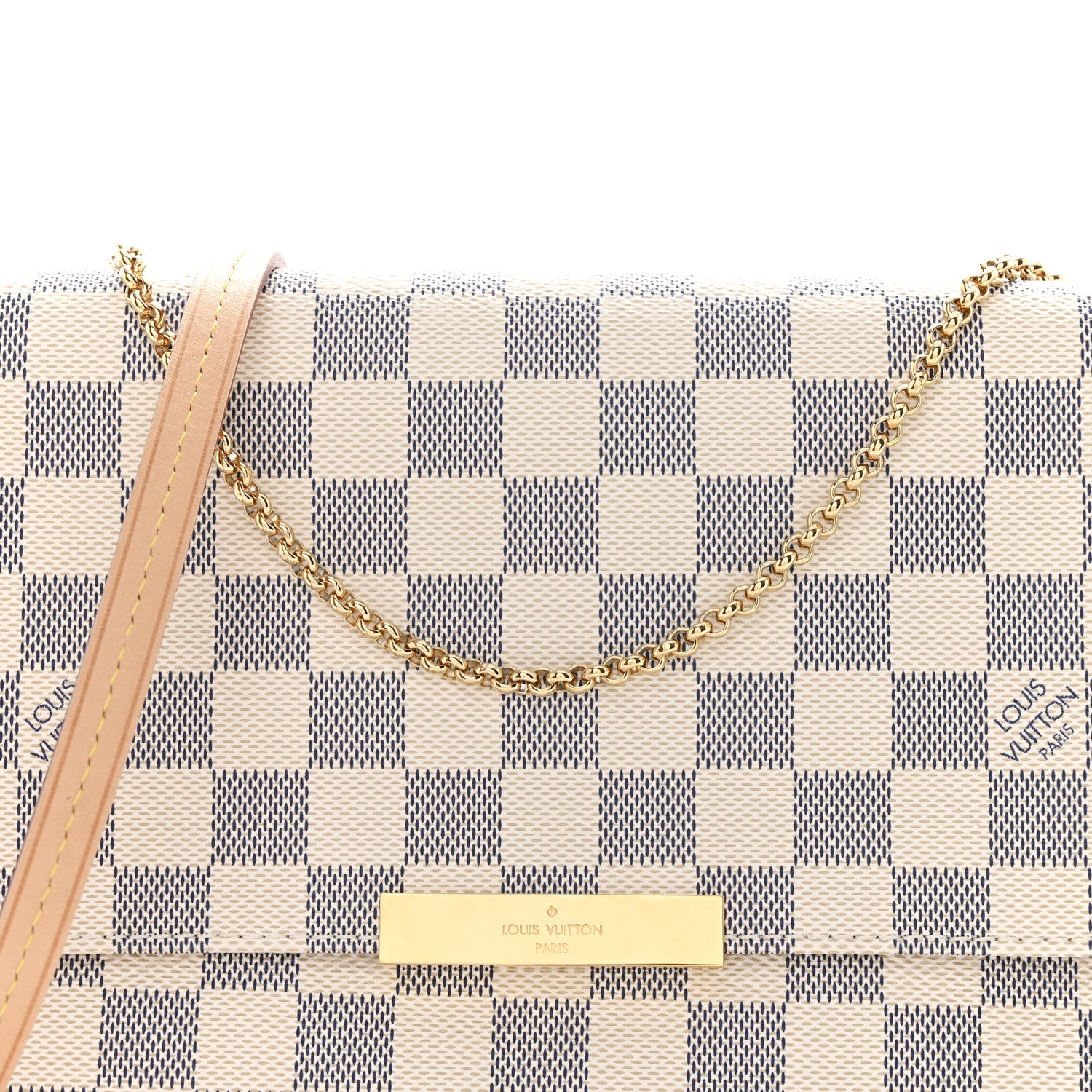 Louis Vuitton Damier Azur Favorite MM 8 of 12