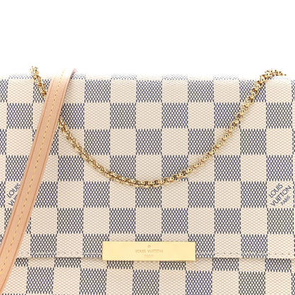 Louis Vuitton Damier Azur Favorite MM 8 of 12