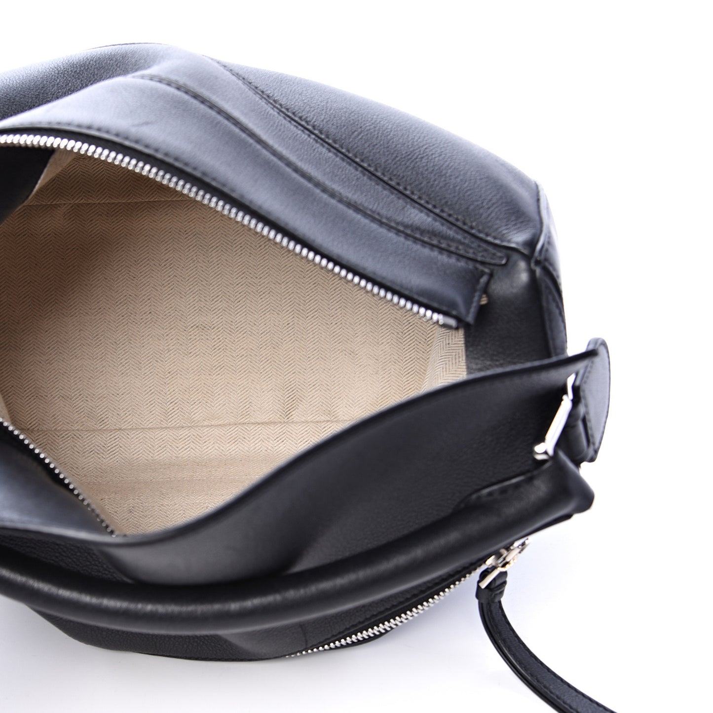 Calfskin Medium Puzzle Bag Black