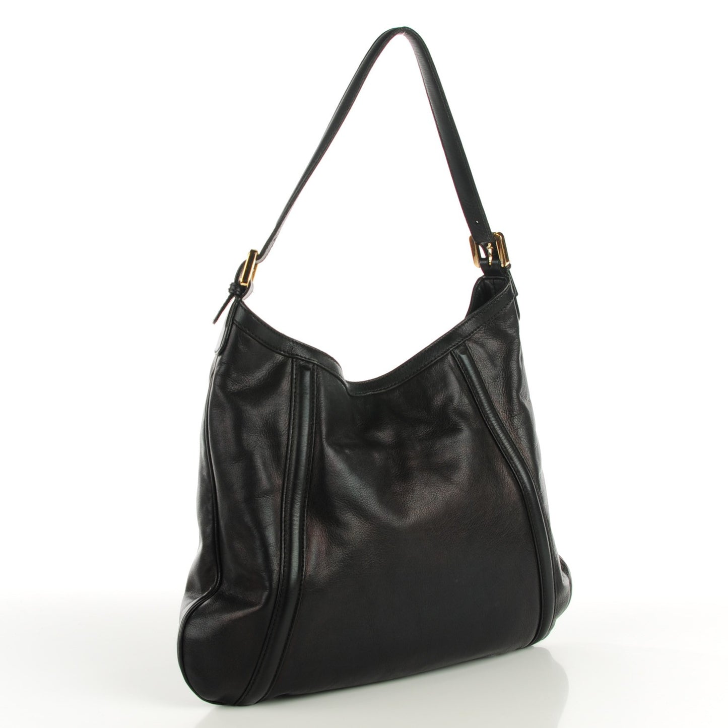 Calfskin Medium Britt Hobo Black