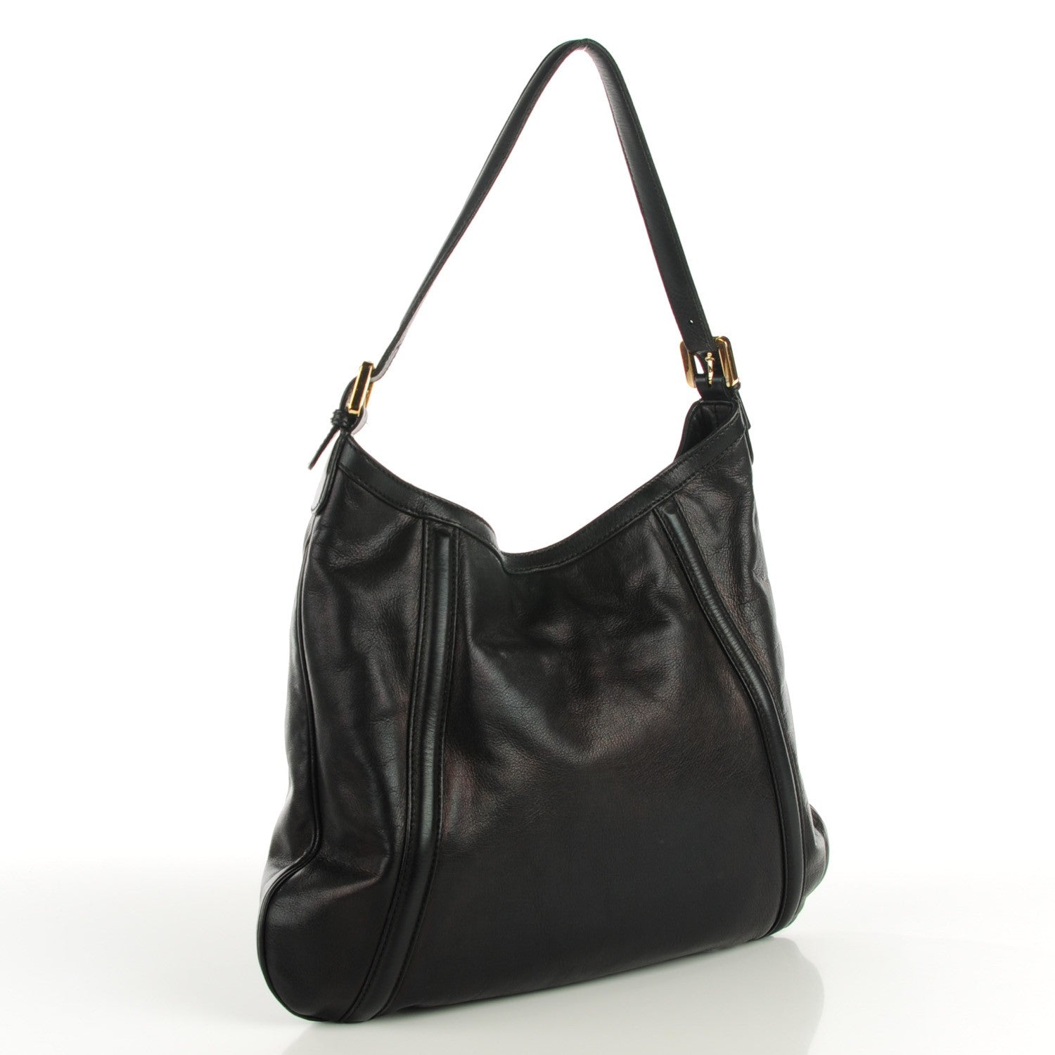 Gucci Calfskin Medium Britt Hobo Black 3 of 7