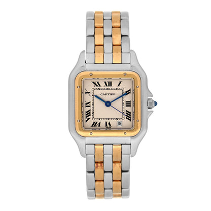 Cartier Stainless Steel 18K Yellow Gold 27mm Panthere Quartz Watch 1 of 5