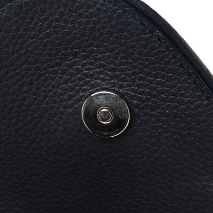 Christian Dior X SHAWN STUSSY Grained Calfskin Printed Mens Saddle Bag Navy Blue 14 of 18