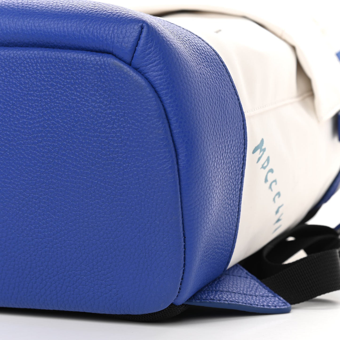 Canvas Adventure Print Backpack Blue