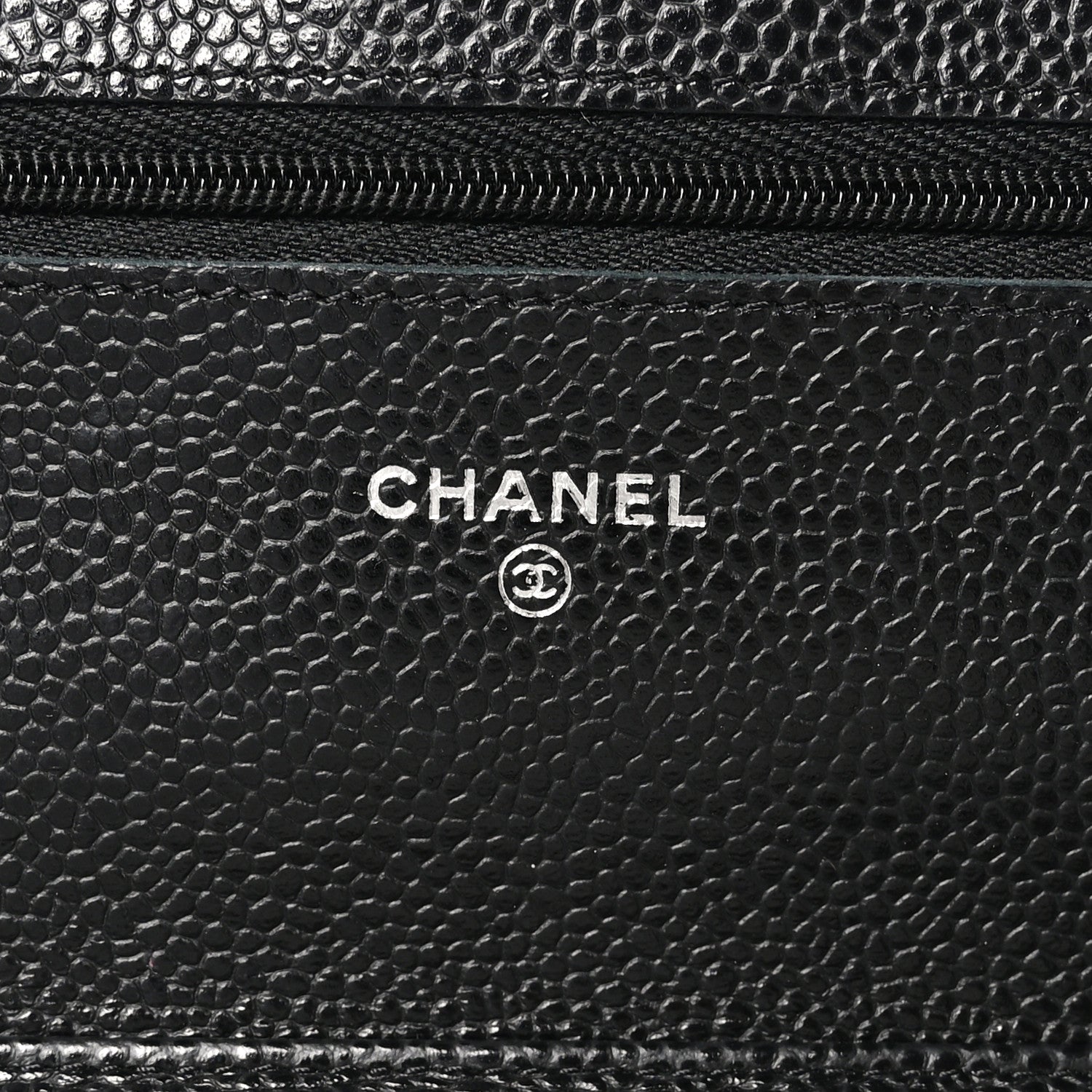 Chanel Caviar Quilted Wallet on Chain WOC Black 7 of 11