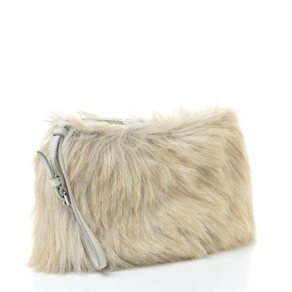 Prada Eco Pelliccia Faux Fur Wristlet Clutch 3 of 10