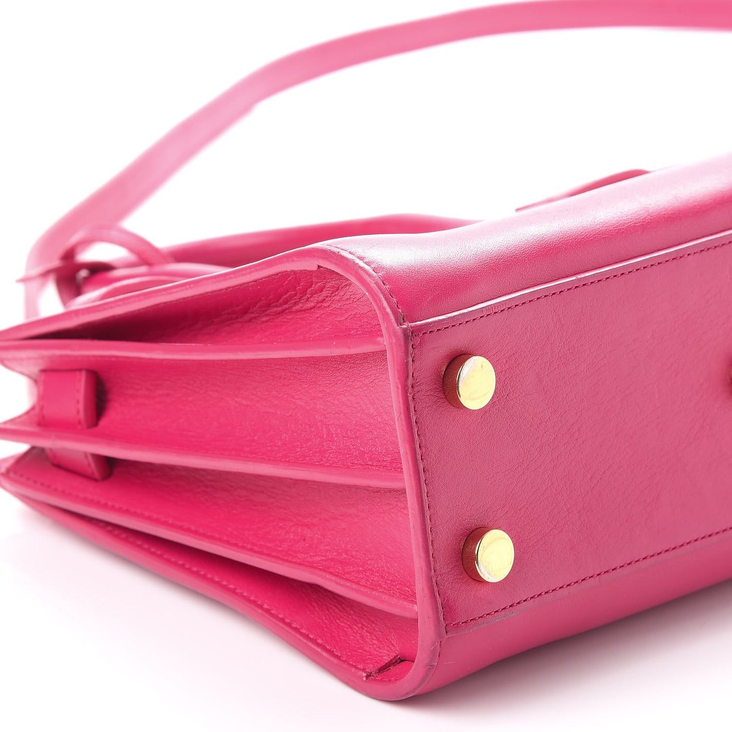Calfskin Nano Sac De Jour Lipstick Fuchsia