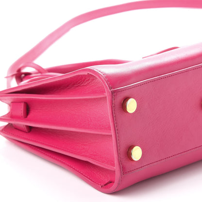 Saint Laurent Calfskin Nano Sac De Jour Lipstick Fuchsia 11 of 12