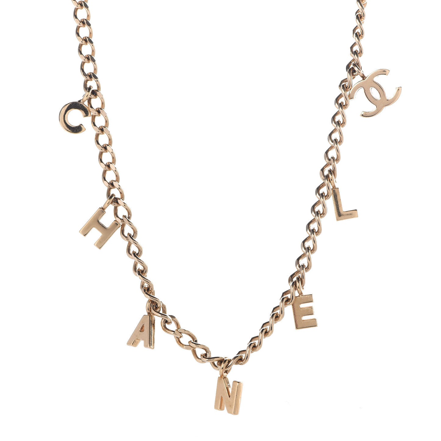 Logo Necklace Gold